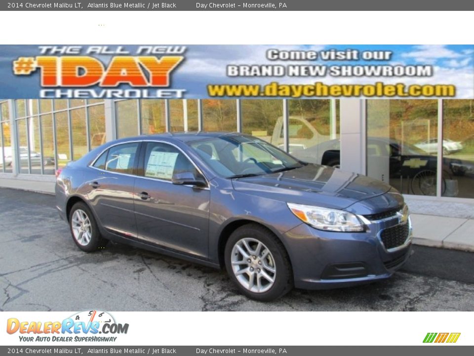 2014 Chevrolet Malibu LT Atlantis Blue Metallic / Jet Black Photo #1