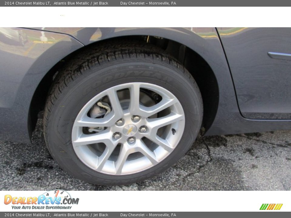 2014 Chevrolet Malibu LT Atlantis Blue Metallic / Jet Black Photo #3