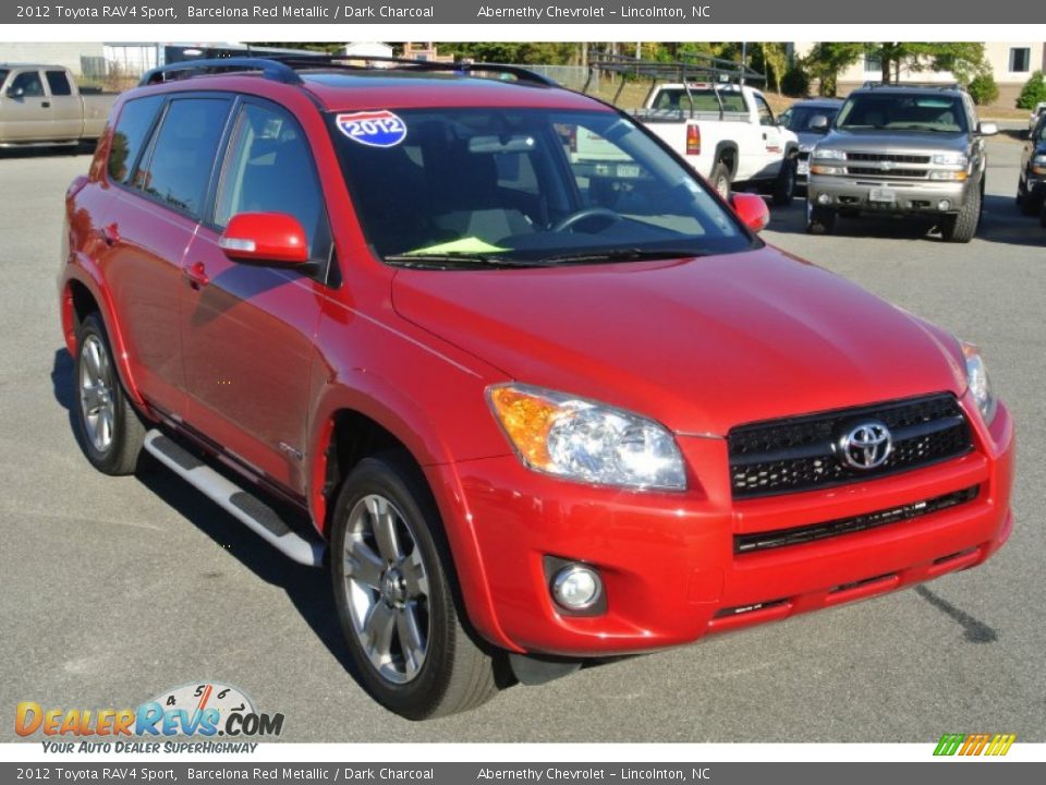2012 Toyota RAV4 Sport Barcelona Red Metallic / Dark Charcoal Photo #1