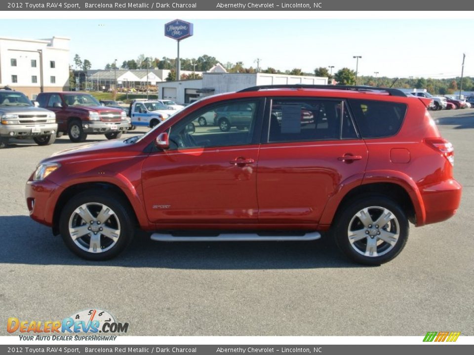 2012 Toyota RAV4 Sport Barcelona Red Metallic / Dark Charcoal Photo #3