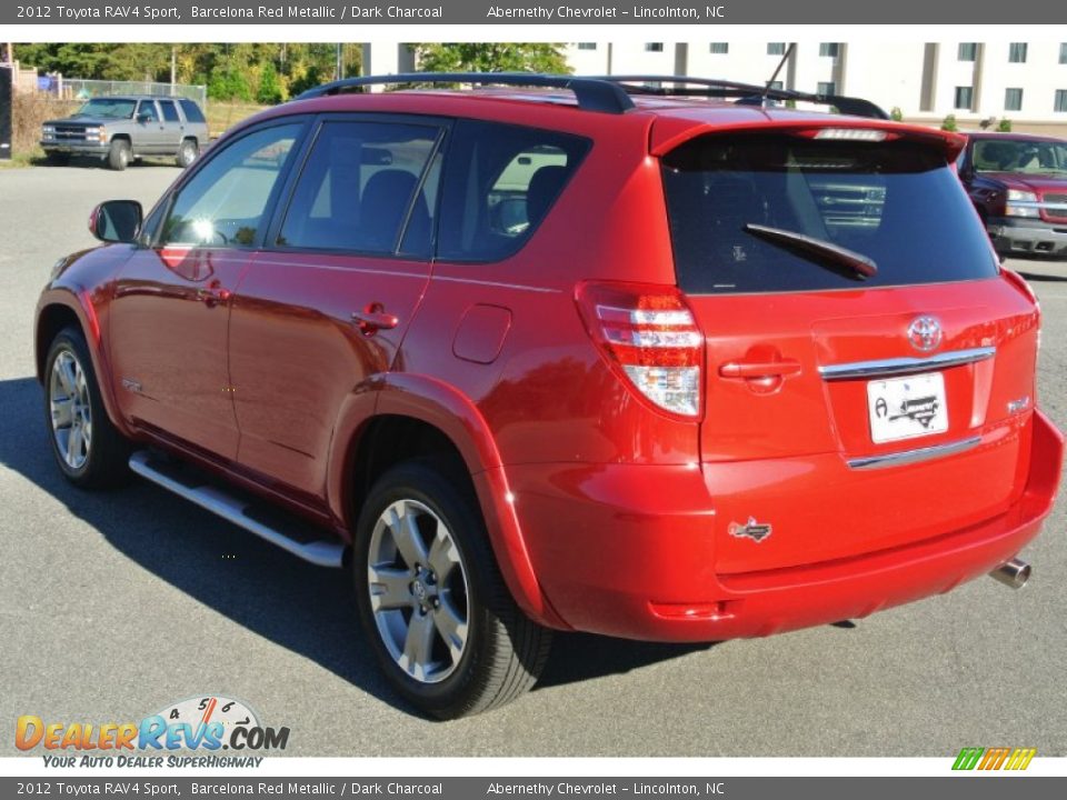 2012 Toyota RAV4 Sport Barcelona Red Metallic / Dark Charcoal Photo #4
