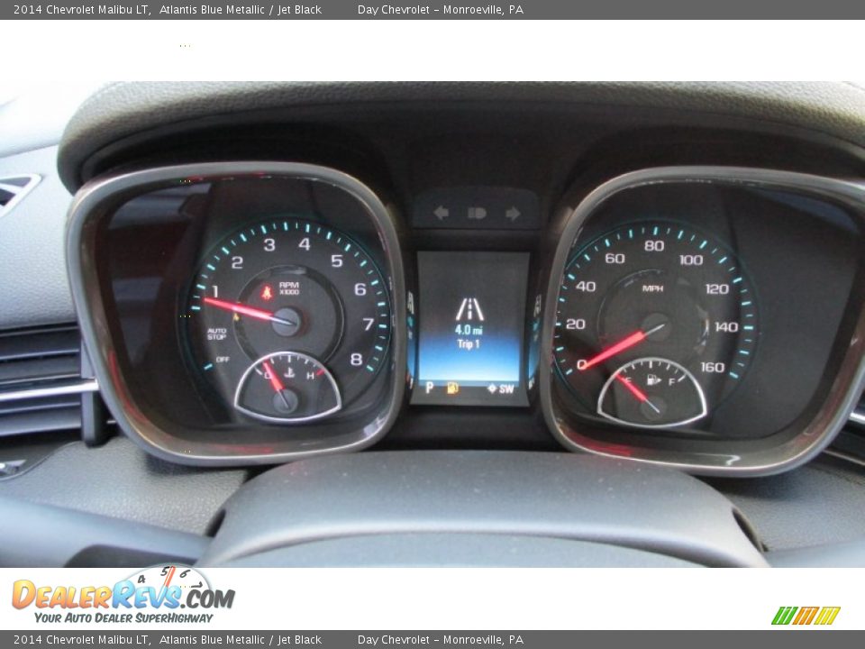 2014 Chevrolet Malibu LT Atlantis Blue Metallic / Jet Black Photo #20