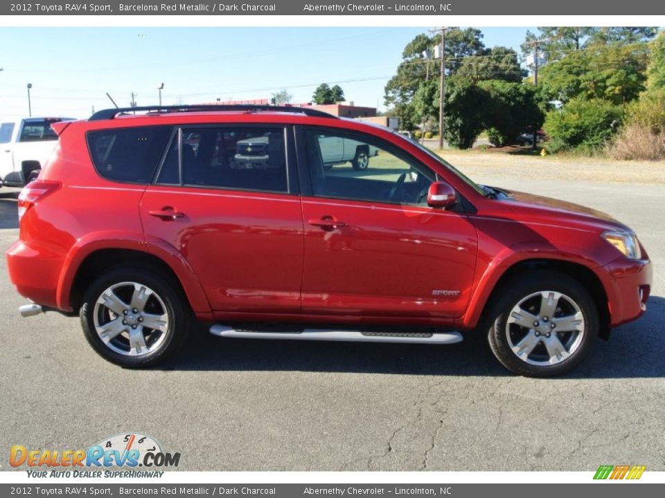 2012 Toyota RAV4 Sport Barcelona Red Metallic / Dark Charcoal Photo #6
