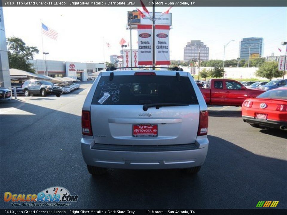 2010 Jeep Grand Cherokee Laredo Bright Silver Metallic / Dark Slate Gray Photo #6