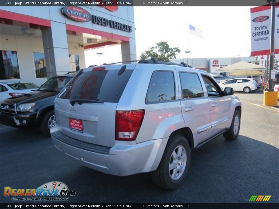 2010 Jeep Grand Cherokee Laredo Bright Silver Metallic / Dark Slate Gray Photo #7