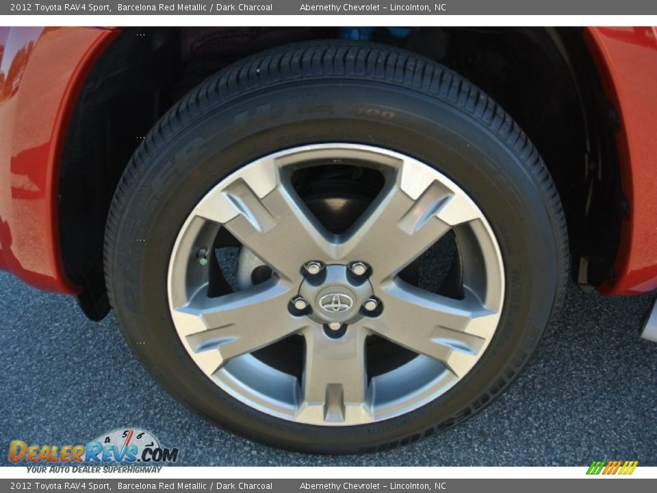 2012 Toyota RAV4 Sport Barcelona Red Metallic / Dark Charcoal Photo #22
