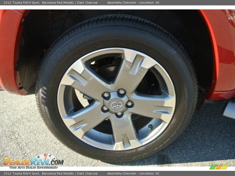 2012 Toyota RAV4 Sport Barcelona Red Metallic / Dark Charcoal Photo #24
