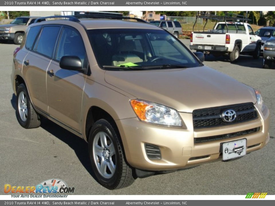 2010 Toyota RAV4 I4 4WD Sandy Beach Metallic / Dark Charcoal Photo #1