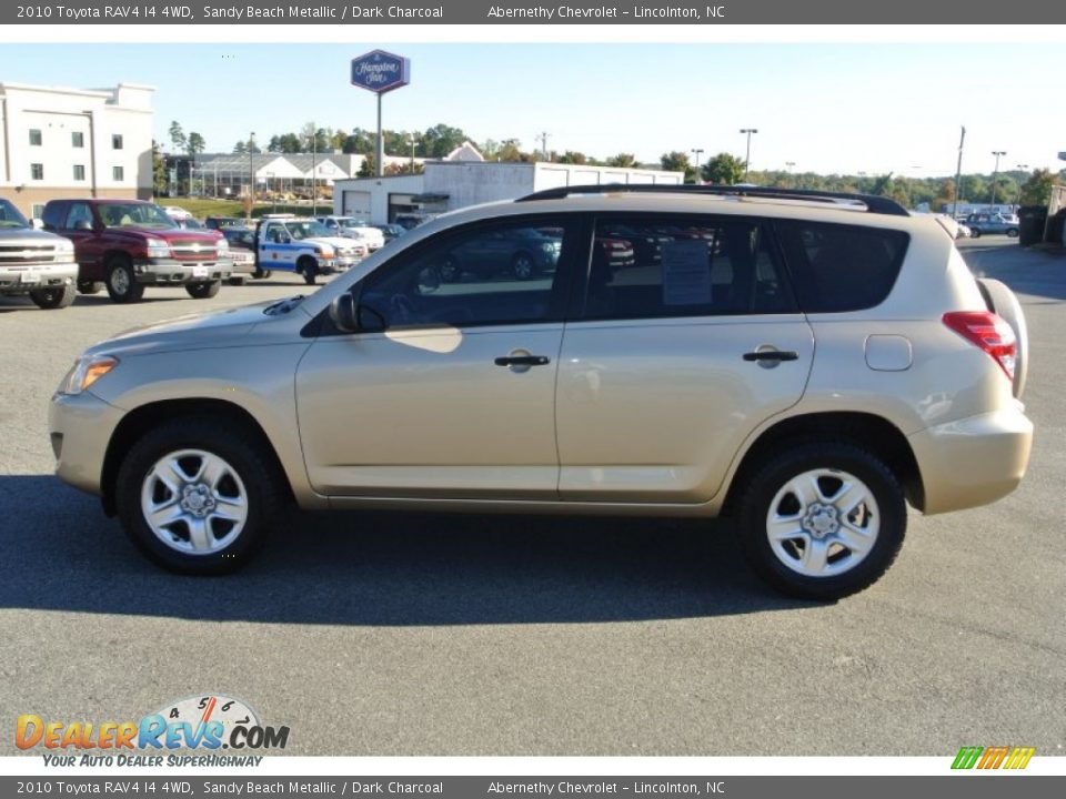 2010 Toyota RAV4 I4 4WD Sandy Beach Metallic / Dark Charcoal Photo #3