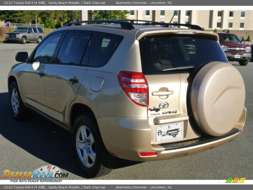 2010 Toyota RAV4 I4 4WD Sandy Beach Metallic / Dark Charcoal Photo #4