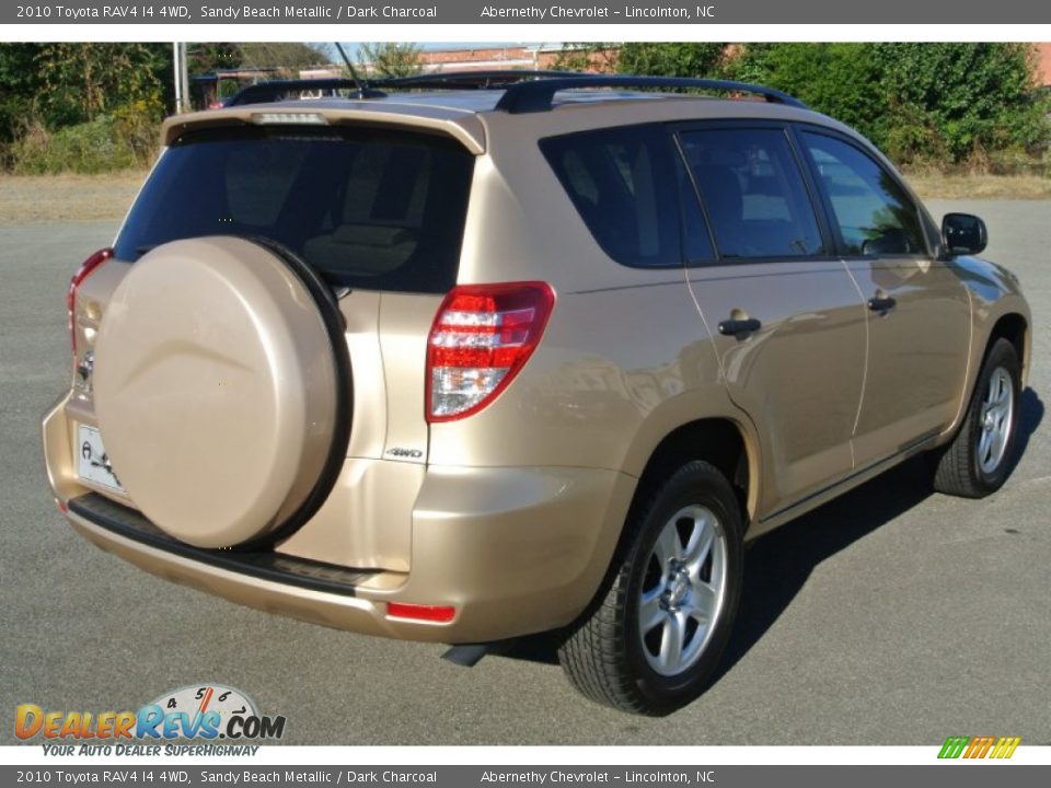 2010 Toyota RAV4 I4 4WD Sandy Beach Metallic / Dark Charcoal Photo #5