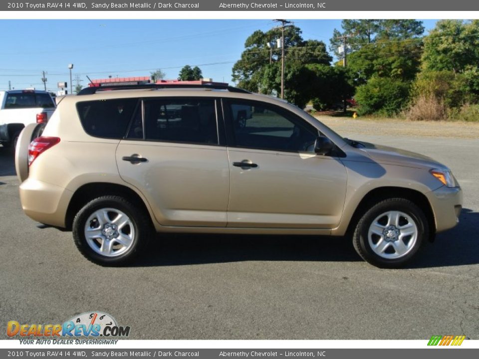 2010 Toyota RAV4 I4 4WD Sandy Beach Metallic / Dark Charcoal Photo #6