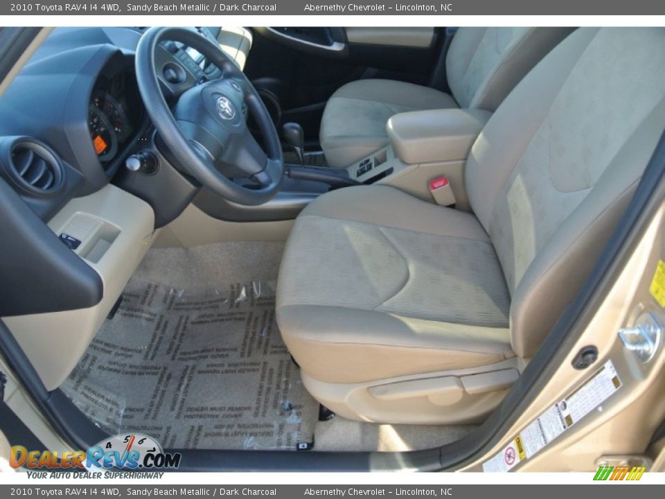 2010 Toyota RAV4 I4 4WD Sandy Beach Metallic / Dark Charcoal Photo #8