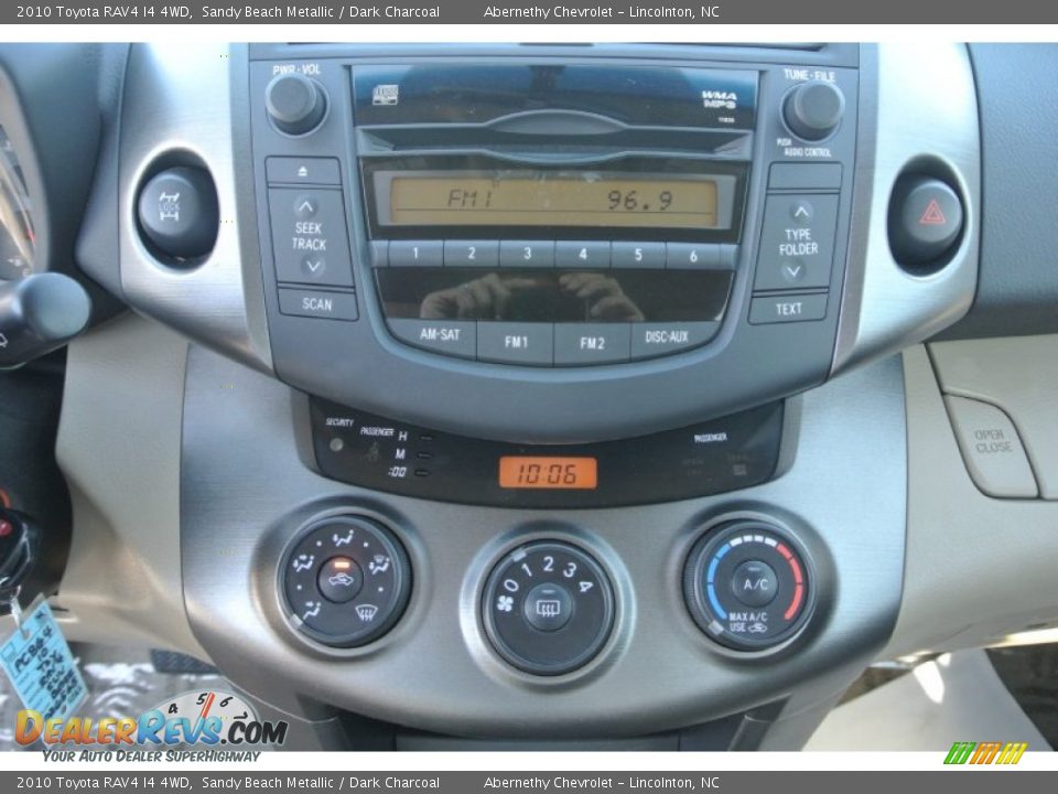 2010 Toyota RAV4 I4 4WD Sandy Beach Metallic / Dark Charcoal Photo #13