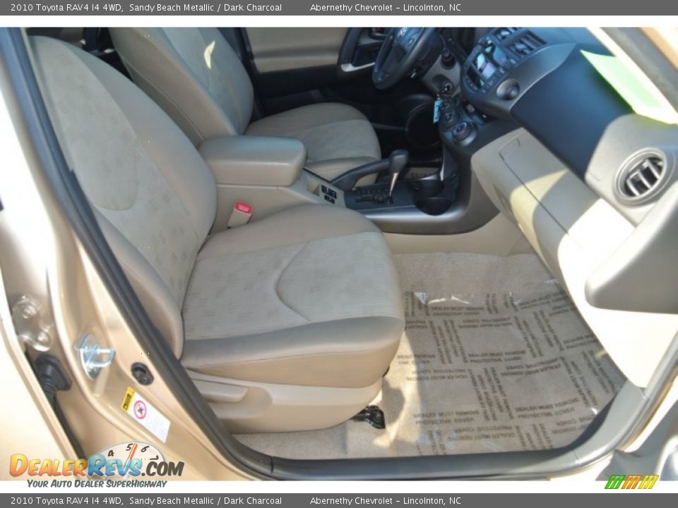 2010 Toyota RAV4 I4 4WD Sandy Beach Metallic / Dark Charcoal Photo #17