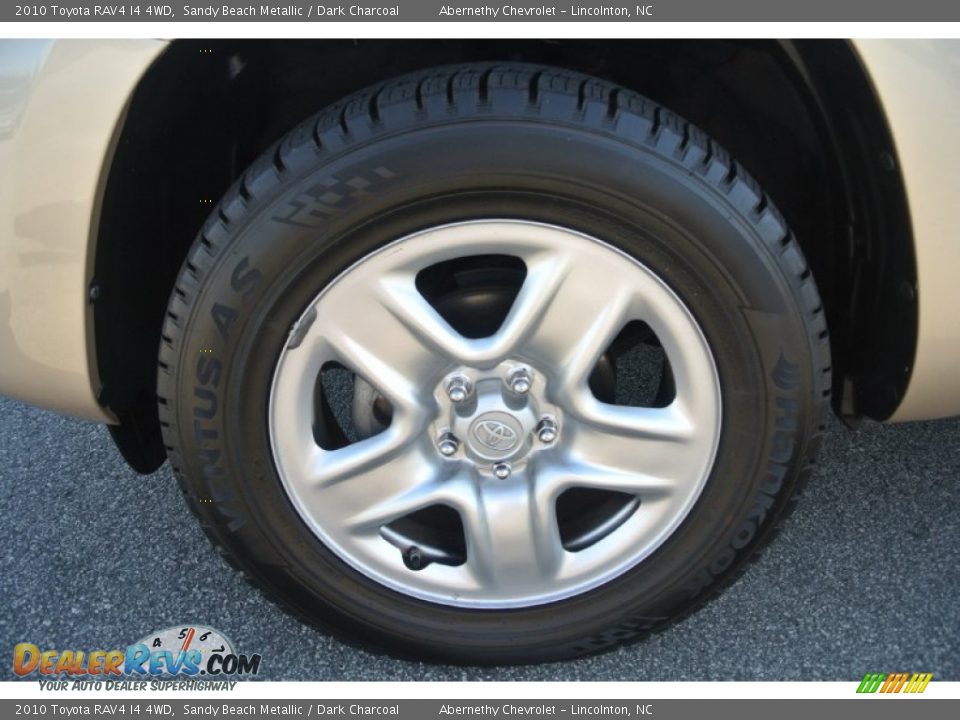2010 Toyota RAV4 I4 4WD Sandy Beach Metallic / Dark Charcoal Photo #21