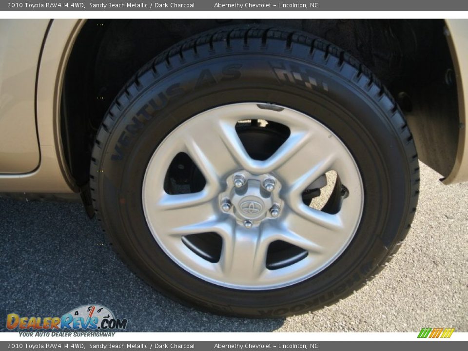 2010 Toyota RAV4 I4 4WD Sandy Beach Metallic / Dark Charcoal Photo #22