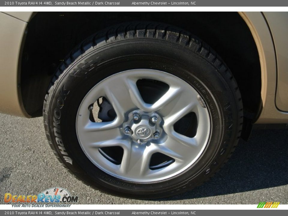 2010 Toyota RAV4 I4 4WD Sandy Beach Metallic / Dark Charcoal Photo #23