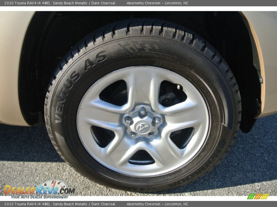 2010 Toyota RAV4 I4 4WD Sandy Beach Metallic / Dark Charcoal Photo #24