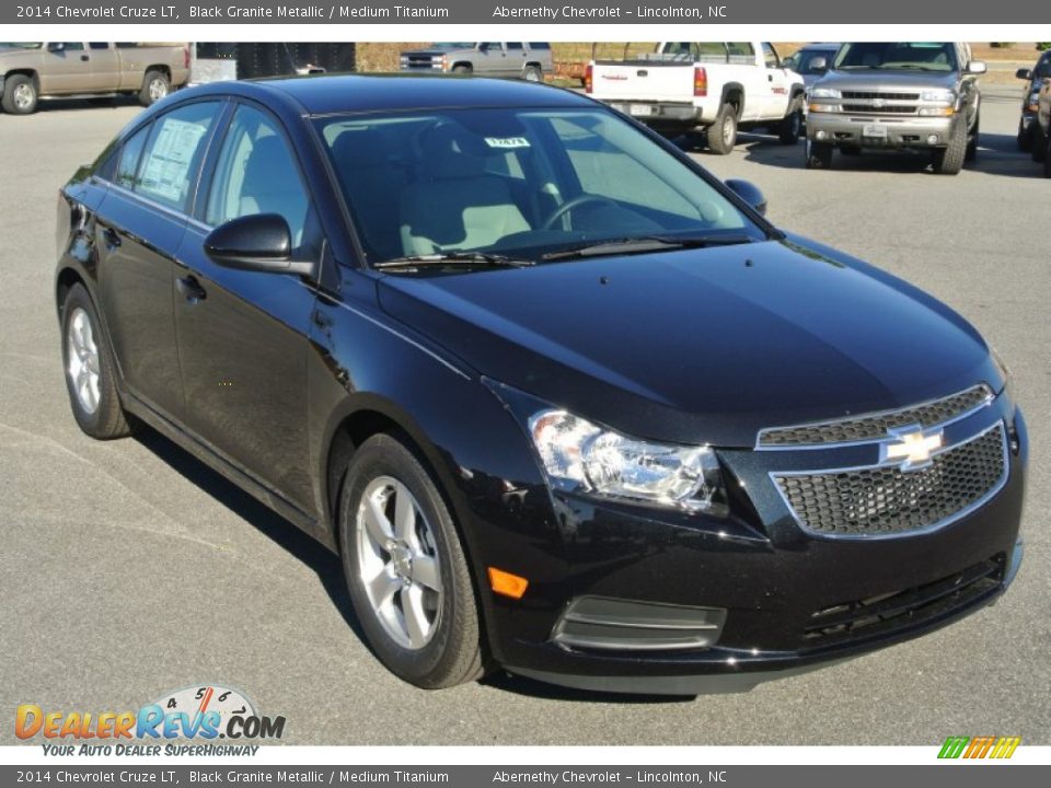 2014 Chevrolet Cruze LT Black Granite Metallic / Medium Titanium Photo #1