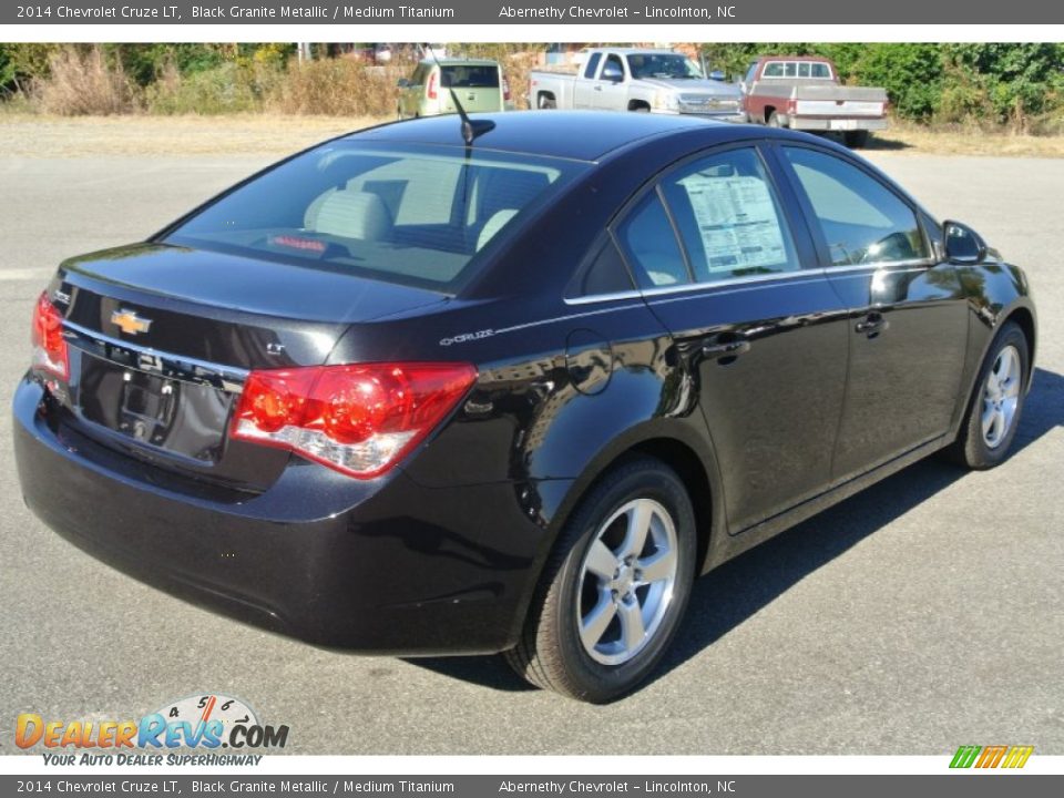 2014 Chevrolet Cruze LT Black Granite Metallic / Medium Titanium Photo #5