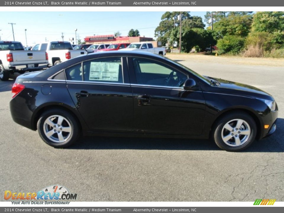 2014 Chevrolet Cruze LT Black Granite Metallic / Medium Titanium Photo #6