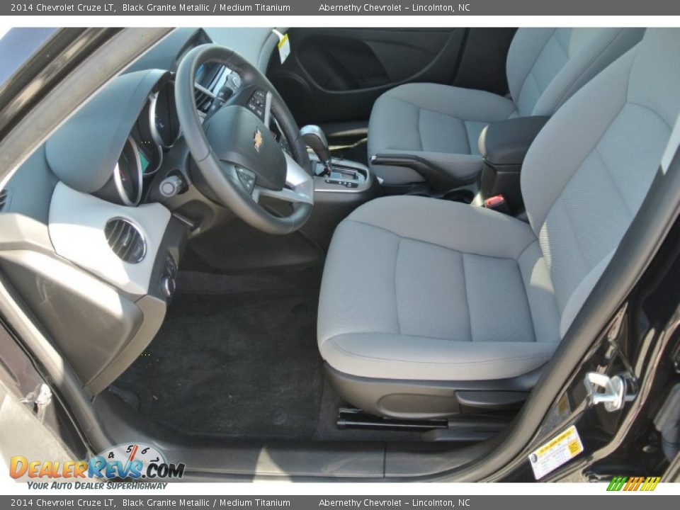 2014 Chevrolet Cruze LT Black Granite Metallic / Medium Titanium Photo #9
