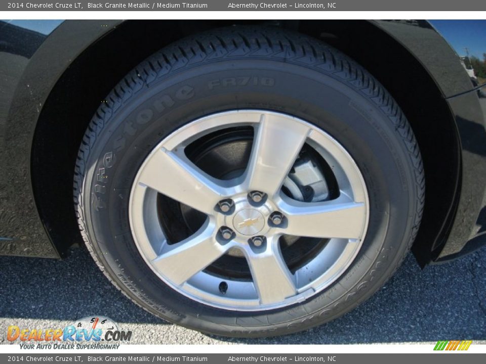2014 Chevrolet Cruze LT Black Granite Metallic / Medium Titanium Photo #18