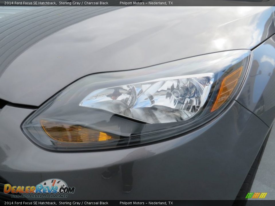 2014 Ford Focus SE Hatchback Sterling Gray / Charcoal Black Photo #9