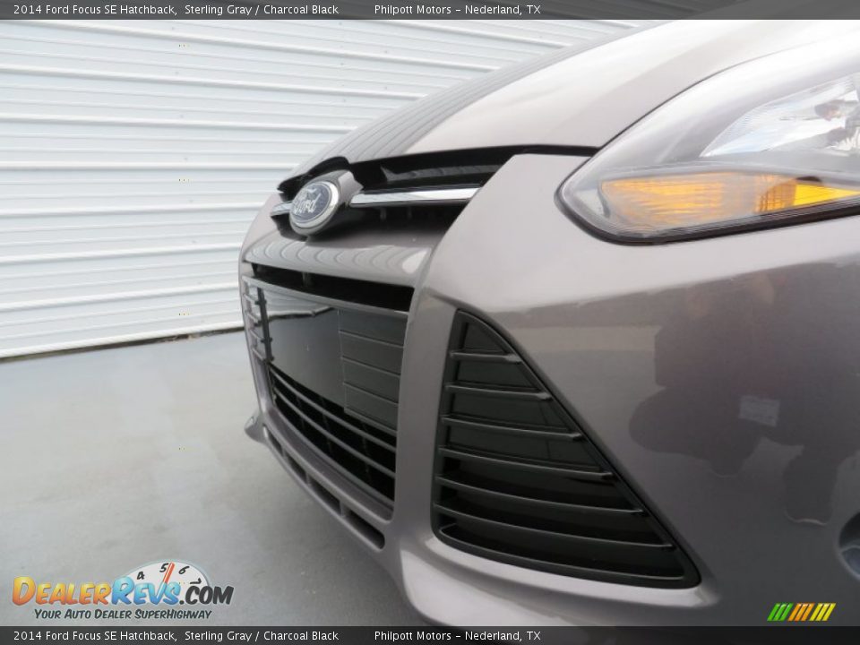 2014 Ford Focus SE Hatchback Sterling Gray / Charcoal Black Photo #11