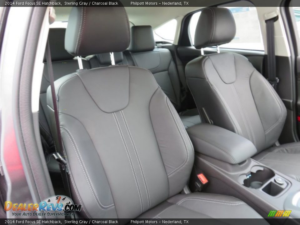 2014 Ford Focus SE Hatchback Sterling Gray / Charcoal Black Photo #20