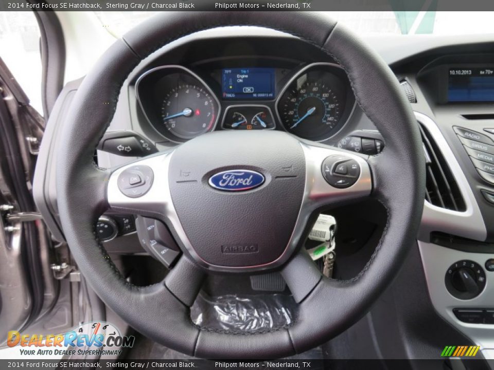 2014 Ford Focus SE Hatchback Steering Wheel Photo #32