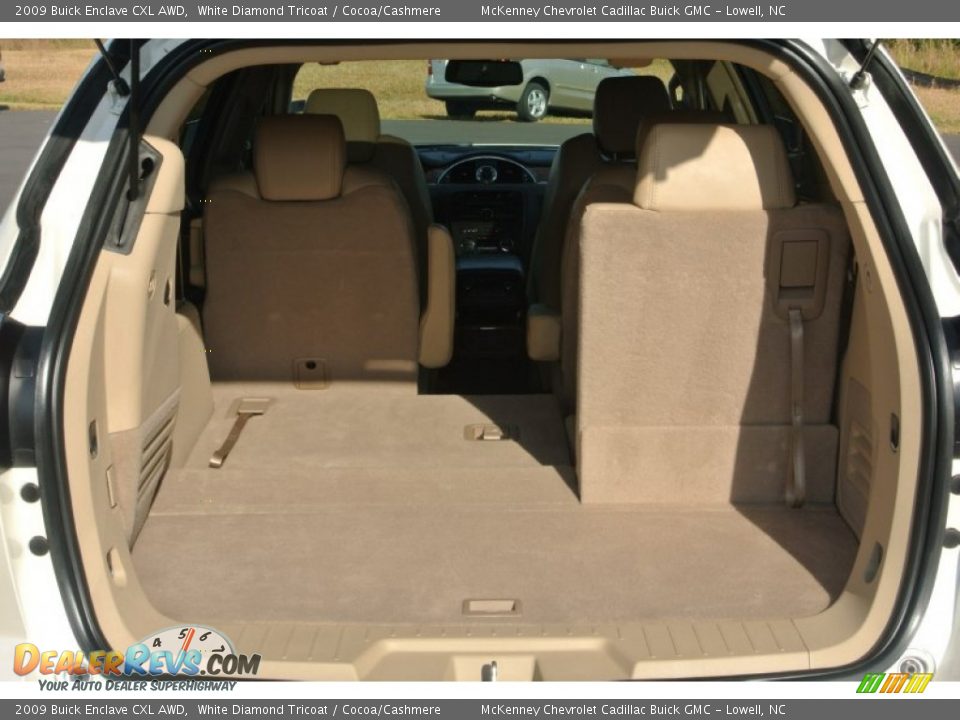 2009 Buick Enclave CXL AWD White Diamond Tricoat / Cocoa/Cashmere Photo #20