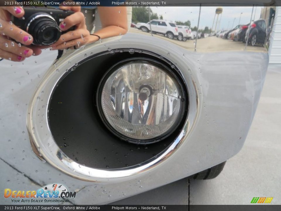 2013 Ford F150 XLT SuperCrew Oxford White / Adobe Photo #10