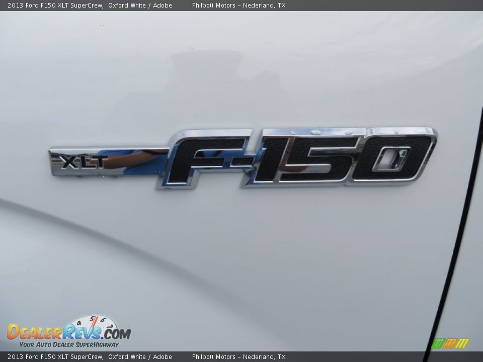2013 Ford F150 XLT SuperCrew Oxford White / Adobe Photo #13