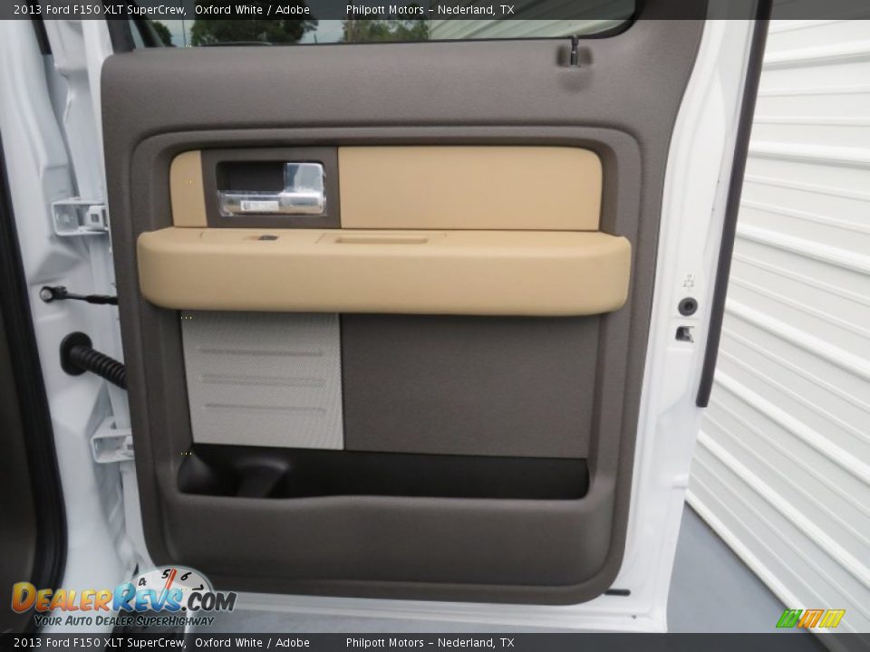 2013 Ford F150 XLT SuperCrew Oxford White / Adobe Photo #26