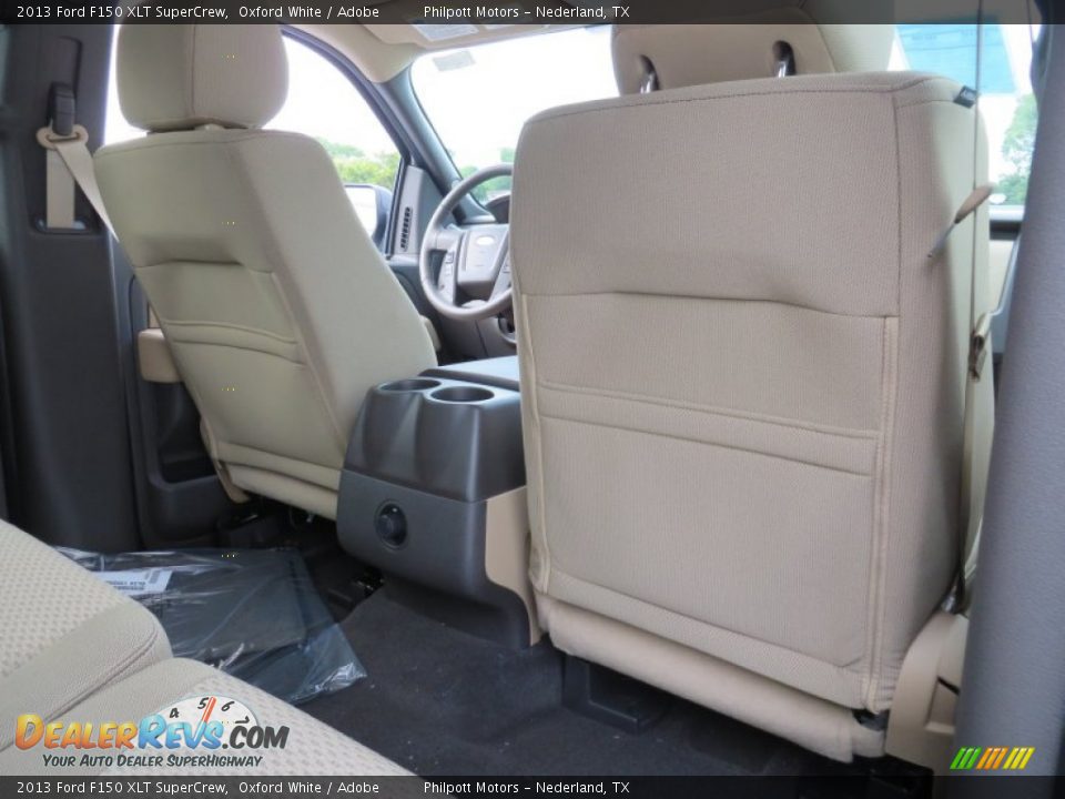 2013 Ford F150 XLT SuperCrew Oxford White / Adobe Photo #27