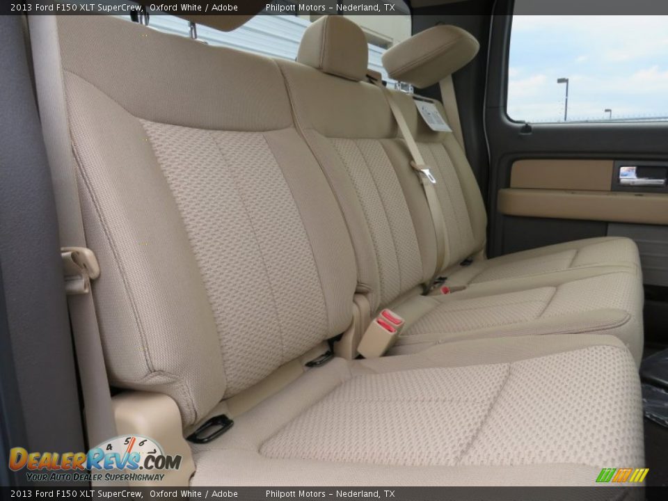 2013 Ford F150 XLT SuperCrew Oxford White / Adobe Photo #28