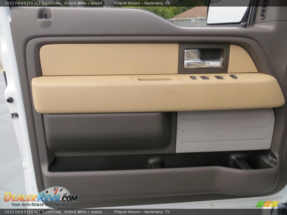 2013 Ford F150 XLT SuperCrew Oxford White / Adobe Photo #29