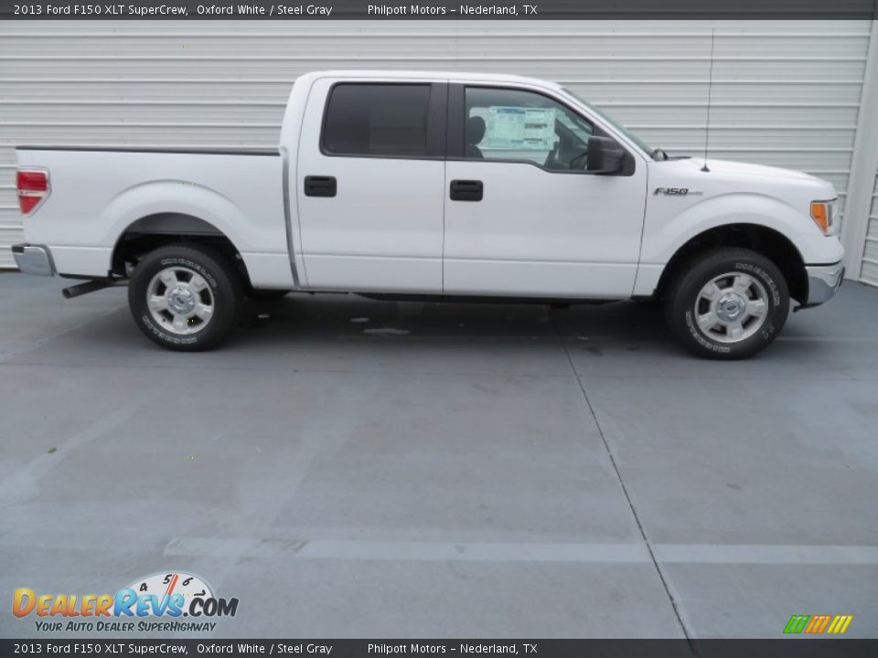 Oxford White 2013 Ford F150 XLT SuperCrew Photo #3