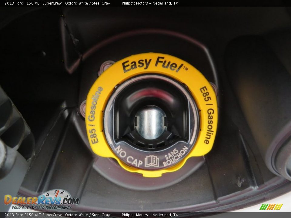 2013 Ford F150 XLT SuperCrew Oxford White / Steel Gray Photo #15