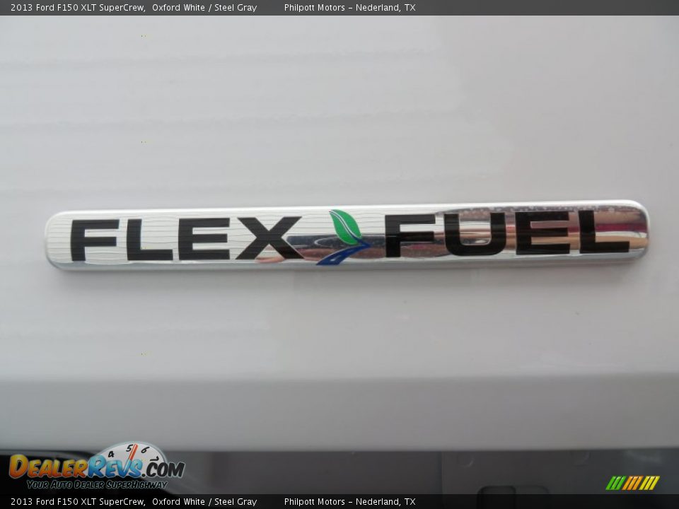 2013 Ford F150 XLT SuperCrew Oxford White / Steel Gray Photo #18