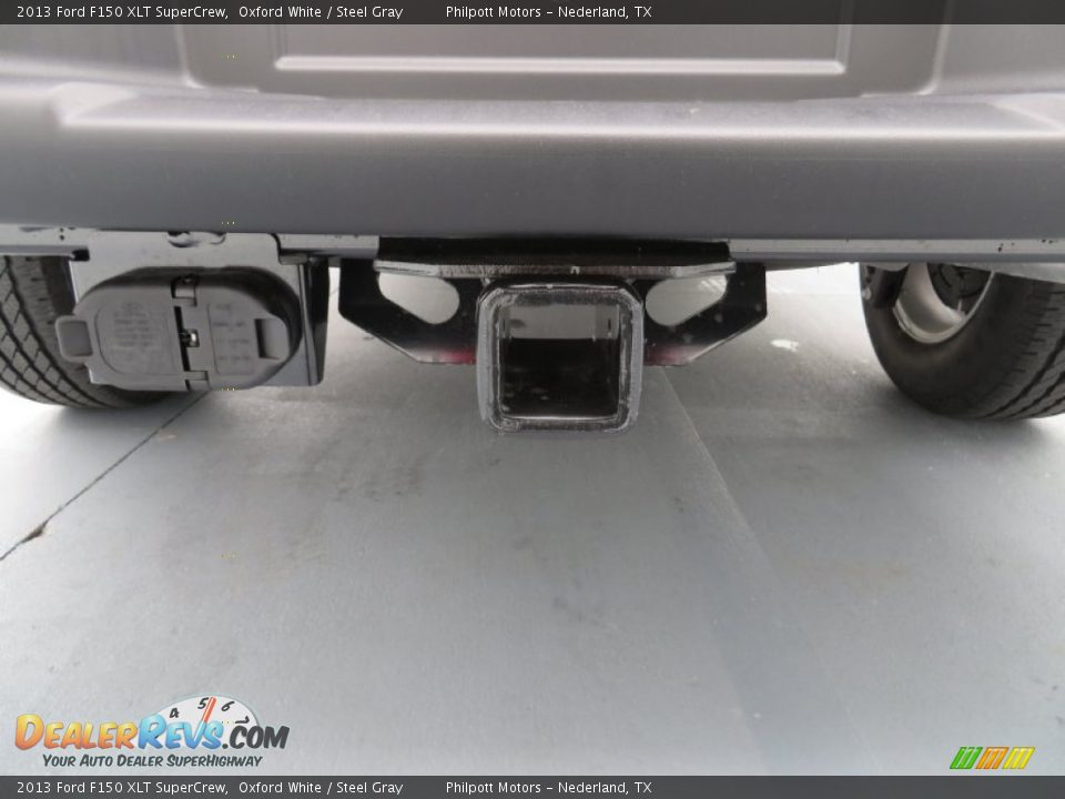 2013 Ford F150 XLT SuperCrew Oxford White / Steel Gray Photo #19