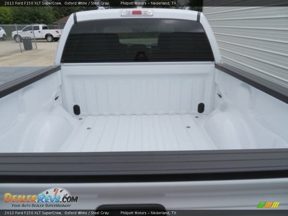 2013 Ford F150 XLT SuperCrew Oxford White / Steel Gray Photo #20