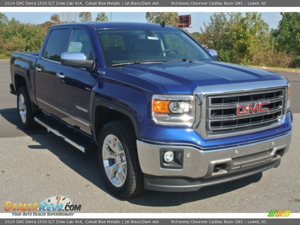 Front 3/4 View of 2014 GMC Sierra 1500 SLT Crew Cab 4x4 Photo #1