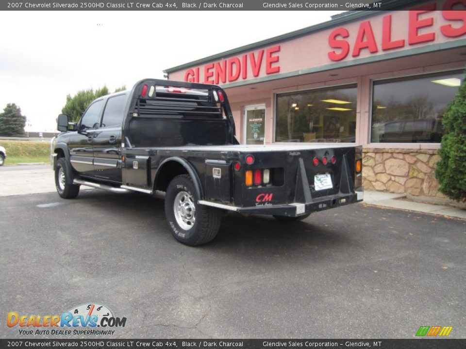 2007 Chevrolet Silverado 2500HD Classic LT Crew Cab 4x4 Black / Dark Charcoal Photo #5