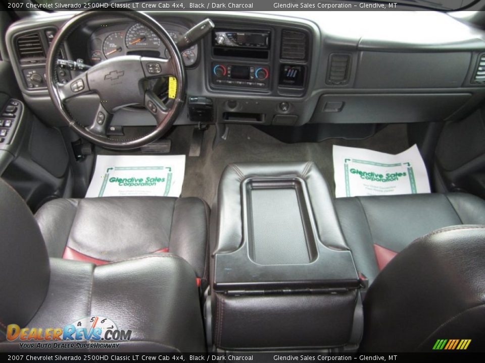 2007 Chevrolet Silverado 2500HD Classic LT Crew Cab 4x4 Black / Dark Charcoal Photo #7