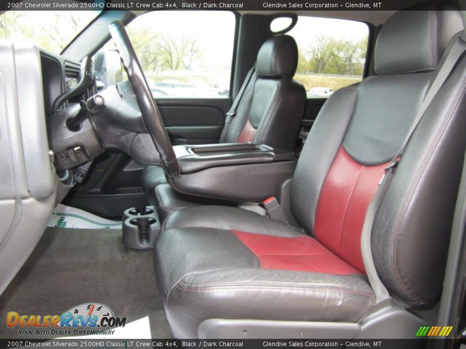 2007 Chevrolet Silverado 2500HD Classic LT Crew Cab 4x4 Black / Dark Charcoal Photo #8