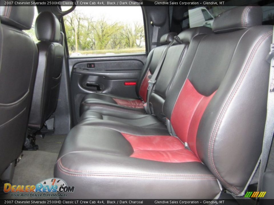 2007 Chevrolet Silverado 2500HD Classic LT Crew Cab 4x4 Black / Dark Charcoal Photo #9