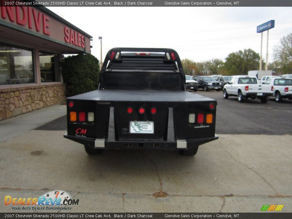 2007 Chevrolet Silverado 2500HD Classic LT Crew Cab 4x4 Black / Dark Charcoal Photo #10
